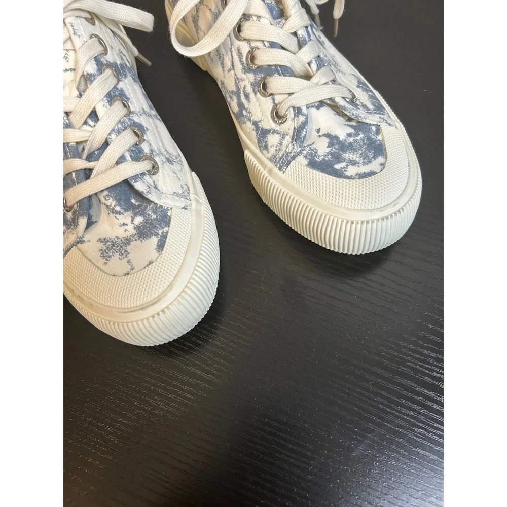 JENN ARDOR Women Tie Dye Canvas Low Top Sneakers Lace Up Casual Shoes